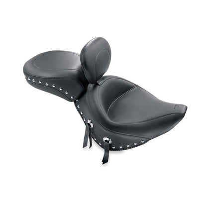 Mustang Motorcycle Solo W/Driv Backrest Chr Studs 79485 79485 User 1