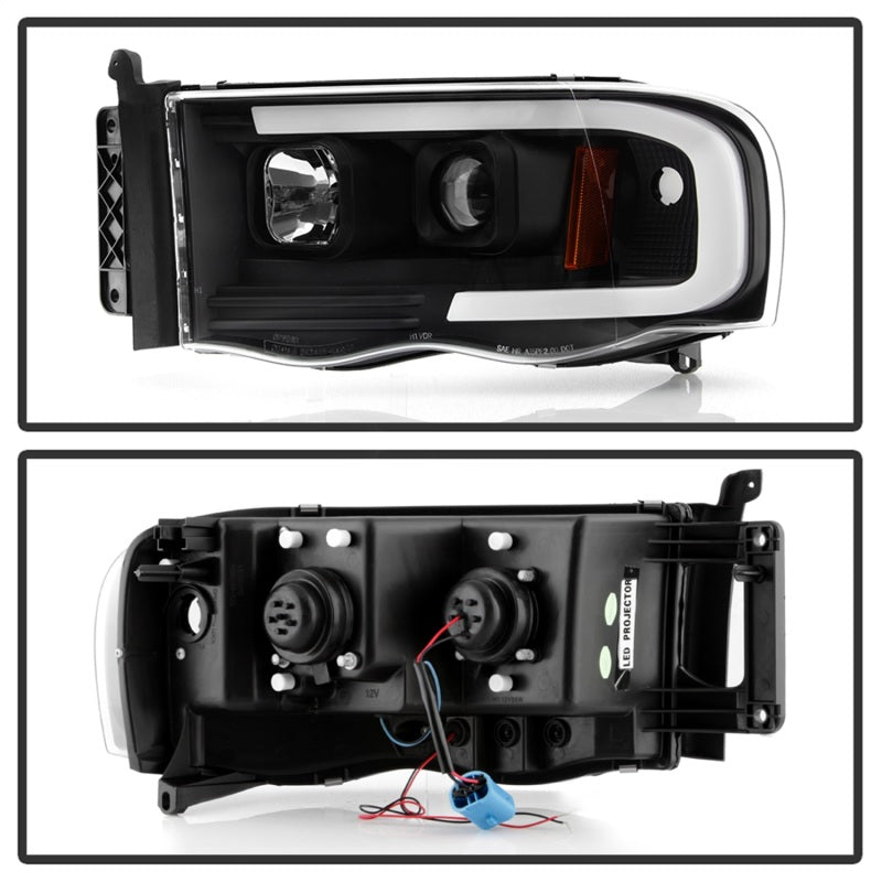 Spyder Dodge Ram 1500 02-05/Ram 2500/3500 03-05 High-Power LED Headlights - Black PRO-YD-DR02V2PL-BK 5088079 5088079 Photo - Unmounted