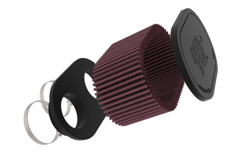 K&N Engineering K&N 2-1/8in DUAL FLG 6-1/4 X 4inOD 3inH Universal Clamp-On Air Filter RU-3510 RU-3510 Photo - out of package