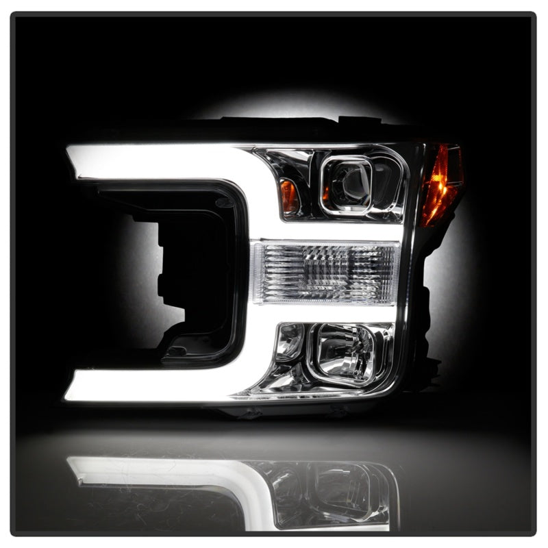 Spyder Signature Ford F150 18-19 (Halogen Model) Projector Headlights - Chrome (PRO-YD-FF15018-LB-C) 5086617 5086617 Photo - Unmounted