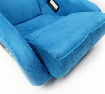NRG FRP Bucket Seat ULTRA Edition - Medium (Blue Alcantara/Pearlized Back) FRP-303BL-ULTRA FRP-303BL-ULTRA Photo - Primary