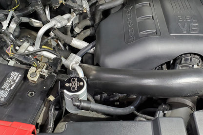 J&L 2015-2017 Ford Expedition 3.5L EcoBoost Oil Separator 3.0 - Clear Anodized 3047P-C 3047P-C Photo - Mounted