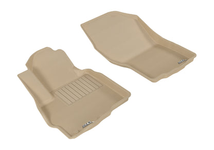 3D MAXpider 2011-2019 Mitsubishi Outlander Sport Kagu 1st Row Floormat - Tan L1MT03611502 L1MT03611502 Photo - Primary