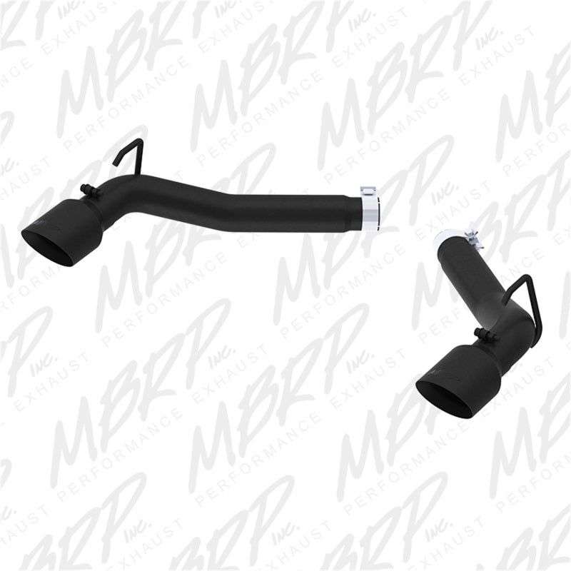 MBRP 2010-2015 Chevrolet Camaro V6 3.6L 3in Black Coated Axle Back Muffler S7021BLK Photo - Primary