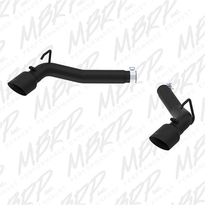 MBRP 2010-2015 Chevrolet Camaro V6 3.6L 3in Black Coated Axle Back Muffler S7021BLK Photo - Primary