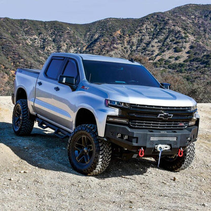 Westin 19-21 Chevrolet Silverado 1500 (Excl. Diesel & LD) Pro-Series Front Bumper - Textured Black 58-411215 58-411215 Photo - Mounted