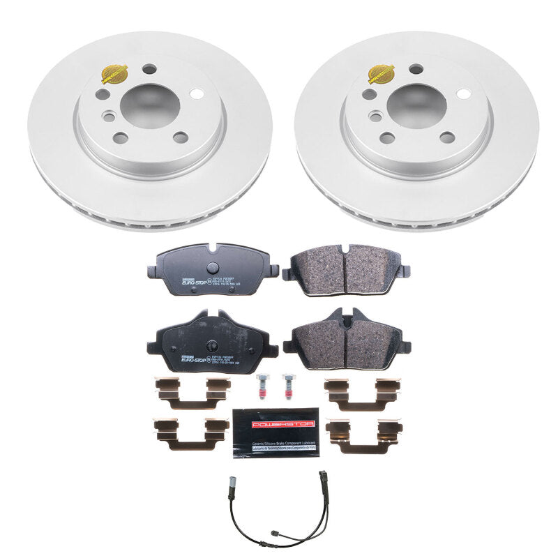 PowerStop Power Stop 14-16 Mini Cooper Front Euro-Stop Brake Kit ESK7977 ESK7977 Photo - Primary