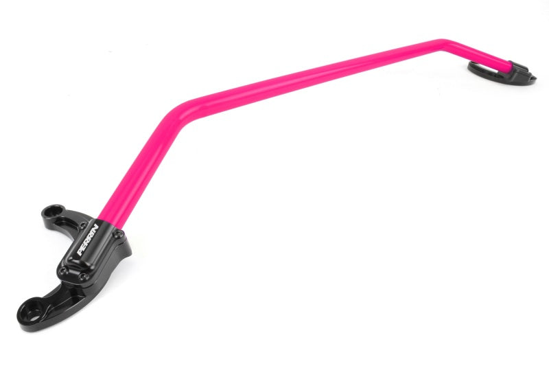 Perrin Performance Perrin 02-07 Subaru Impreza (WRX/STi/RS/2.5i) / 04-08 Forester Front Strut Brace - Hyper Pink PSP-SUS-052HP