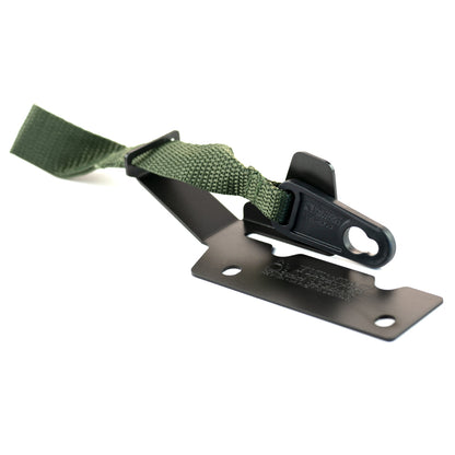 BuiltRight Industries 09-20 Ford F-150/Raptor (09-14 SuperCrew Only) Rear Seat Release - Olive Strap 100115 100115 Photo - Primary