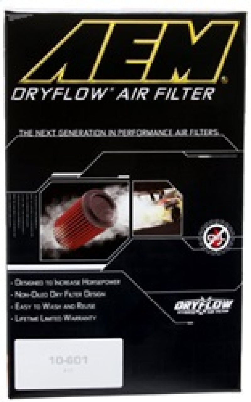 AEM Induction AEM DryFlow Air Filter - Round 2.75in ID x 6.25in OD x 8.25in H fits 2007-2014 Ford/Volvo AE-20993 AE-20993 Photo - in package