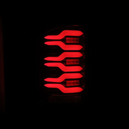 AlphaRex 14-18 GMC Sierra 1500/2500HD/3500HD LUXX-Series LED Tail Lights Blk/Red w/Actv Lgt Seq. Sig 630050 630050 User 3