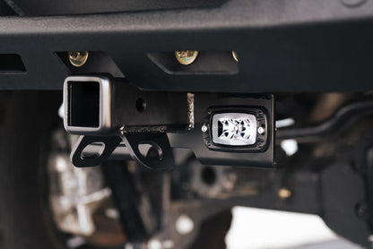 DV8 Offroad 07-21 Jeep Wrangler (JK/JL) Bolt-On Hitch w/ Lights AHJP-01 AHJP-01 Photo - Mounted