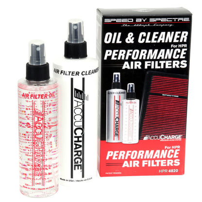 Spectre Accucharge Kit for HPR Filters (Includes 12oz. Cleaner / 8oz. Oil) HPR4820 HPR4820 Photo - lifestyle view