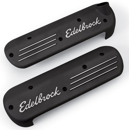 Edelbrock Coil Cover Gm Gen 3 Ls1; Black Coated 41183 Photo - Unmounted
