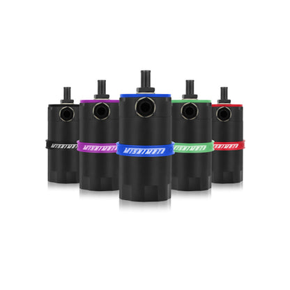 Mishimoto Blue Baffled Oil Catch Can MMBCC-UNI-BL Photo - Primary
