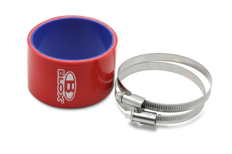 BLOX Racing 02-07 WRX 04-19 STI - Red Intercooler Coupler Hose Kit BXFL-50215-RD BXFL-50215-RD Photo - Primary