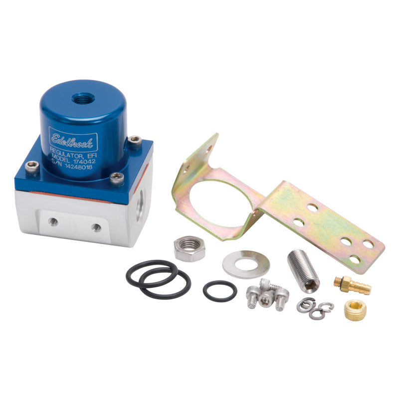 Edelbrock Fuel Pressure Regulator,EFI,180 GPH,35-90 PSI,-6 In/Out,-6 Return 174042 Photo - Primary