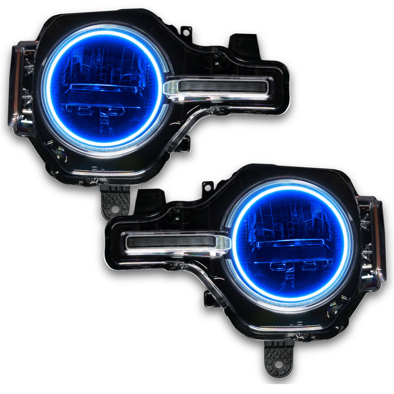ORACLE Lighting Oracle 2021 Ford Bronco Base Headlight LED Halo Kit - ColorSHIFT - w/ Simple Controller 1470-504 1470-504 User 1