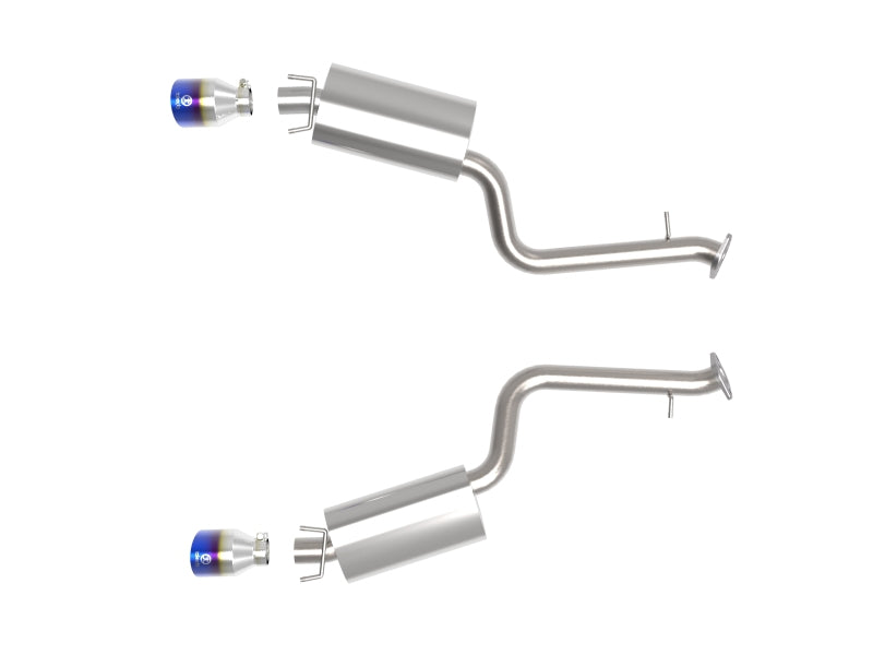 aFe Lexus IS350 14-22 V6-3.5L Takeda Axle-Back Exhaust System- Blue Tip 49-36060-L 49-36060-L Photo - Unmounted