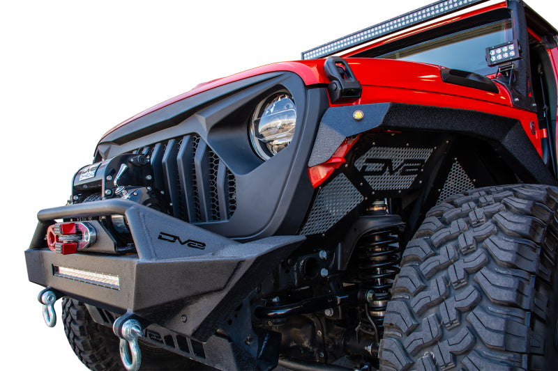 DV8 Offroad 2018+ Jeep JL/ Gladiator Angry Grill GRJL-01 GRJL-01 Photo - Mounted