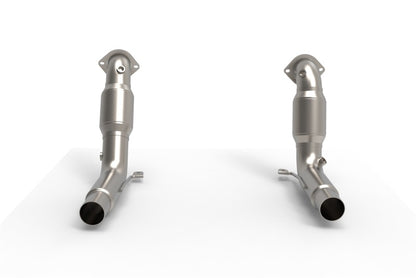 Kooks Headers Kooks 20-24 Ford Exployer ST/Aviator 3in x 2-1/2in Stainless Steel GREEN Catted Downpipes 15113300 15113300 Photo - Unmounted