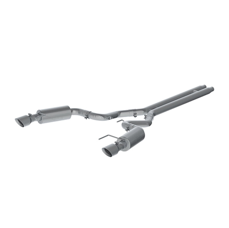 MBRP 15 Ford Mustang GT 5.0 Convertible T409 3in Cat Back Dual Split Rear S7239409 Photo - Primary