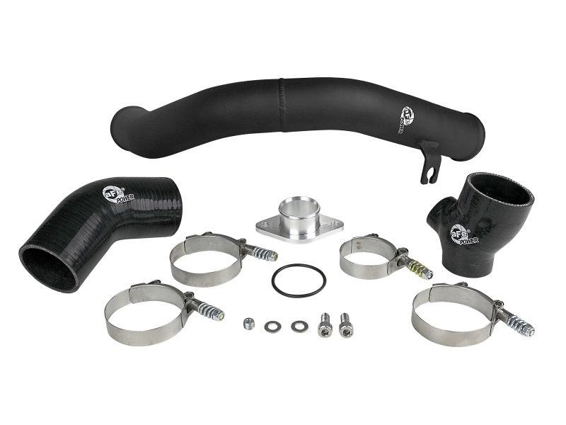 aFe BladeRunner 2.5in Aluminium Hot Side Charge Pipe 15-20 Subaru WRX 2.0T - Black 46-20378-B 46-20378-B Photo - Unmounted