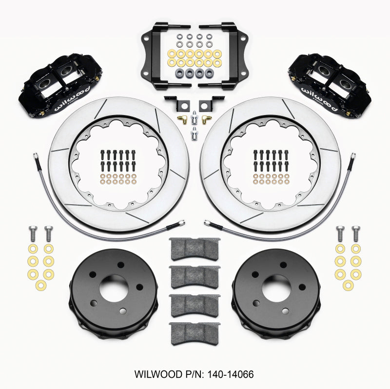 Wilwood FNSL4R Rear Kit, 14.00", 2007-up Jeep JK w/Lines 140-14066 Photo - Primary