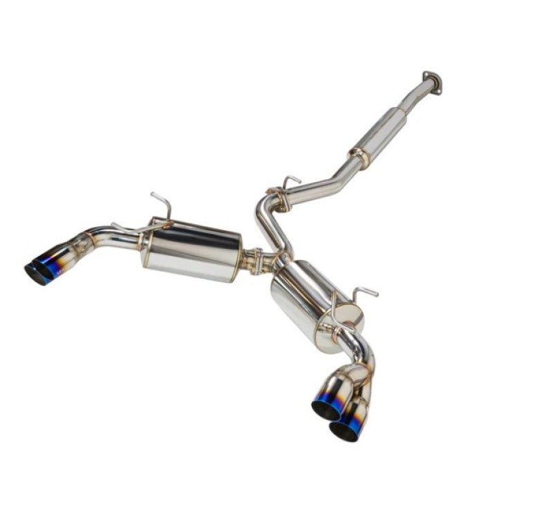 Remark Sports Touring CatBack Exhaust, Toyota GR86 / Subaru BRZ 2022+, Burnt Stainless Tip RK-C4063T-04T