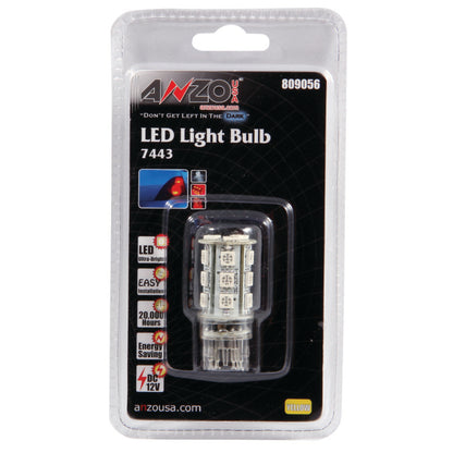 ANZO LED Bulbs Universal 7445 Amber - 18 LEDs 1 3/4in Tall 809056 809056 Photo - Primary