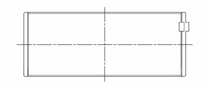 ACL CONROD BEARING SET - ACL AMERICA Engine Connecting Rod Bearing Set 6B745P-01 6B745P-01 Technical Drawing