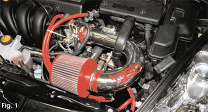 Injen 00-04 Toyota Celica GT L4 1.8L Black IS Short Ram Cold Air Intake IS2035BLK IS2035BLK Photo - Mounted