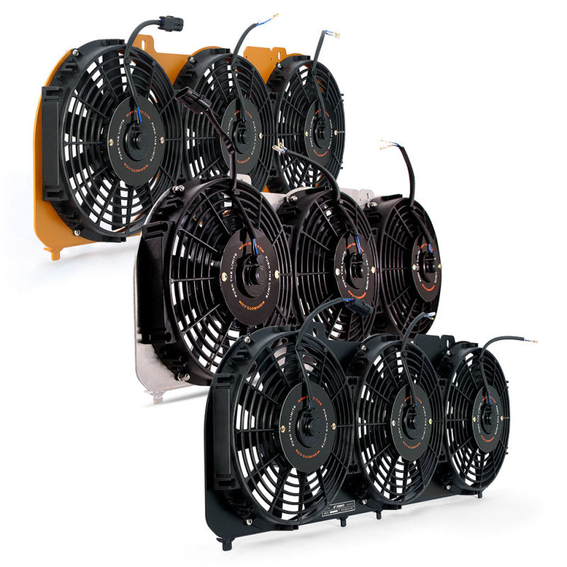 Mishimoto 89-01 Jeep Cherokee XJ 4.0L Performance Aluminum Fan Shroud w/ Controller MMFS-XJ-89K MMFS-XJ-89K Photo - Primary
