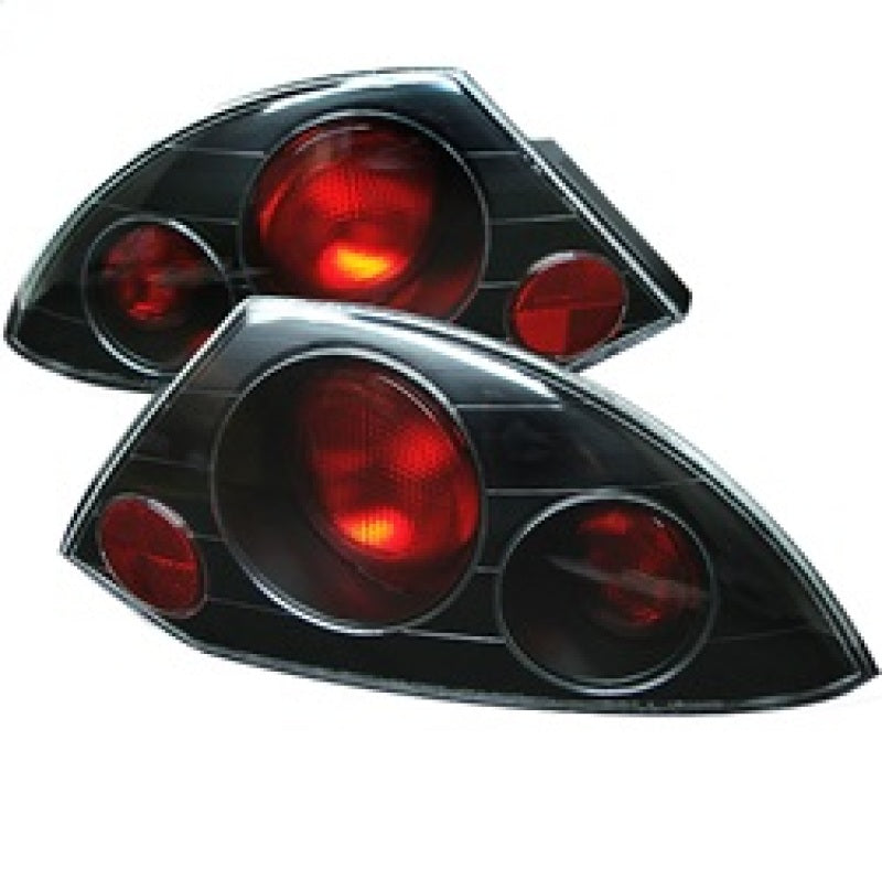 Spyder Mitsubishi Eclipse 00-02 Euro Style Tail Lights Black ALT-YD-ME00-BK 5006288 5006288 Photo - Primary