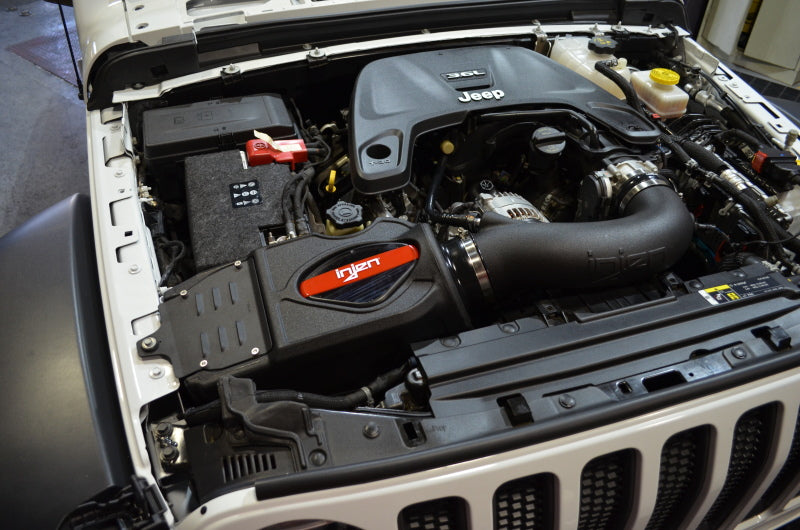 Injen 2018 Jeep Wrangler 3.6L Evolution Air Intake EVO5005 EVO5005 Photo - Mounted