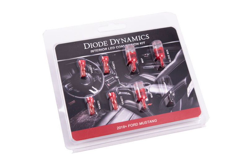 Diode Dynamics 18-19 Mustang Stage 1 Mustang Interior LED Light Kit - Red DD0357 DD0357 Photo - Primary