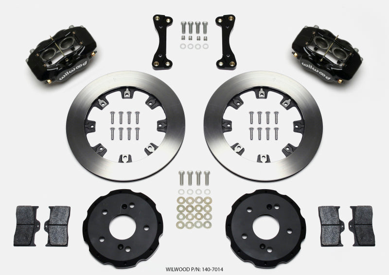 Wilwood Forged Dynalite Front Hat Kit 12.19in 02-06 Acura RSX-5 Lug 140-7014 140-7014 Photo - Primary
