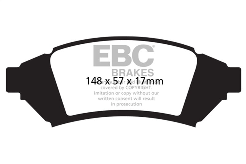 EBC Disc Brake Pad Set UD1000 Photo - Primary