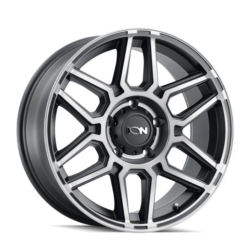 ION Wheels ION Type 146 20x9 / 8x165.1 BP / 0mm Offset / 125.2mm Hub Matte Black W/Machined Dart Tint Wheel 146-2981TM 146-2981TM Photo - Primary