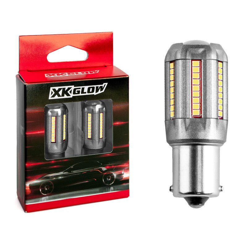 XKGLOW XK Glow 2pc Red 1156 Auto Bulb XK1156-R