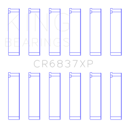 King Engine Bearings King Honda J30 / J35 Connecting Rod Bearing Set CR6837XPSTDX CR6837XPSTDX Photo - Primary