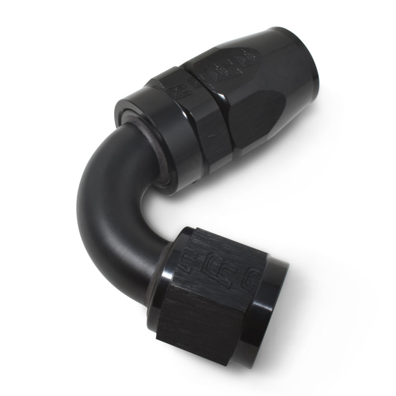 Russell -10 AN Full Flow 120° Tight Radius Hose Ends - Black 613425 Photo - out of package