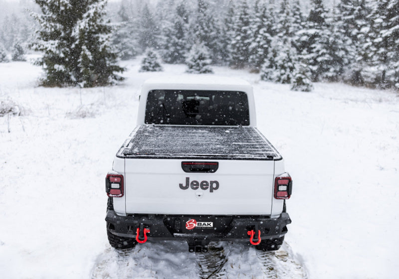 BAK Revolver X4s 20-23 Jeep Gladiator 5ft Bed 80701 Photo - Mounted