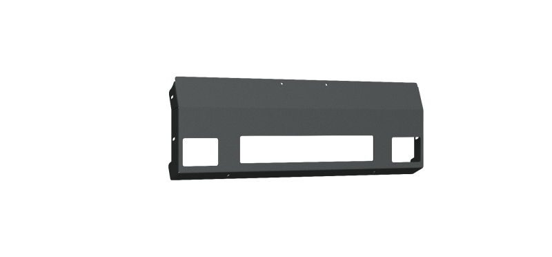 Road Armor 03-07 Chevy 2500 Vaquero Front Non-Winch Plate - Tex Blk 3032V-NWP 3032V-NWP Photo - Primary