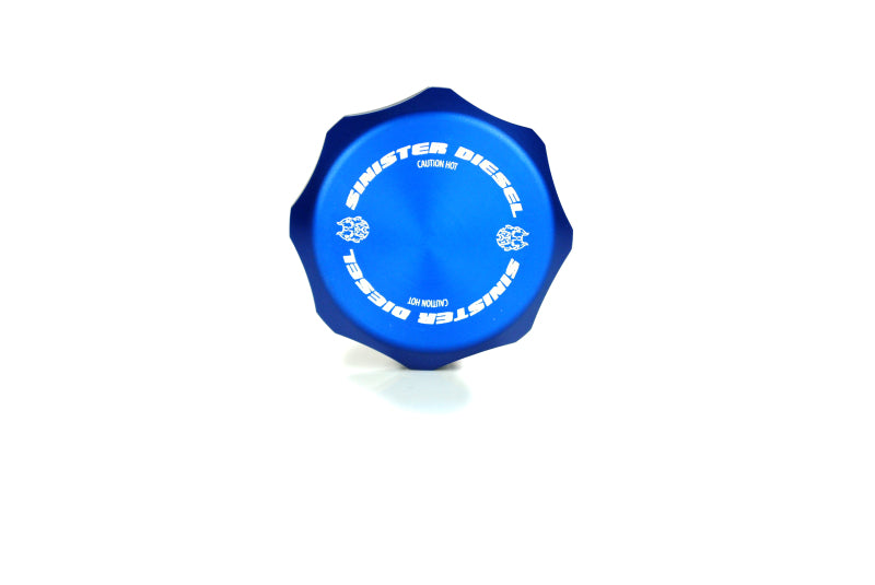 Sinister Diesel 03-07 Ford 6.0L Billet Blue Cap Kit SD-BCK-6.0 SD-BCK-6.0 User 3