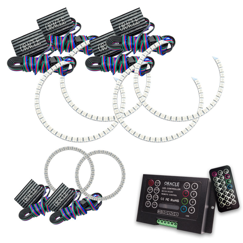 ORACLE Lighting Oracle Dodge Charger 05-10 Triple Ring Halo Kit - ColorSHIFT w/ 2.0 Controller 1118-333 1118-333 Photo - in package
