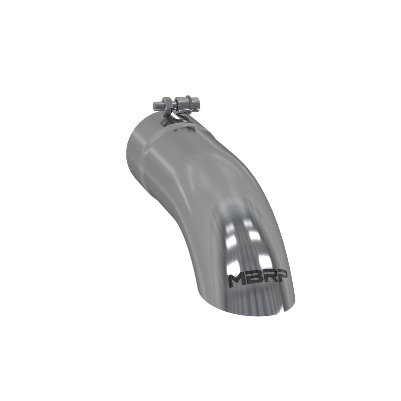 MBRP Universal Tip 3in O.D. Turn Down 3 inlet 12 length T5080 Photo - Primary