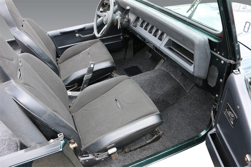 Bedrug Jeep Floor Liners CJ-7/YJ Front Kit 8Pc Floor Kit BRCYJ76F Photo - Mounted