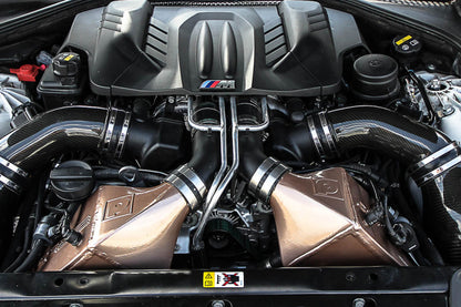 CSF 12-16 BMW M5 (F10) / 12-18 BMW M6 (F06/F12/F13) Twin Charge-Air-Cooler Set - Raw Finish 8109R 8109R Photo - Mounted