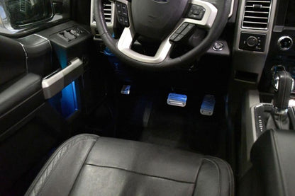 Putco 15-20 Ford F-150 (Kit) Incl Accelerator / Brake / Parking Brake Liquid Pedals - Track Design 932145 932145 Photo - Primary